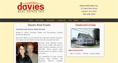 Desktop Screenshot of daviesrealestate.com